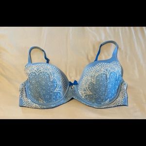 Embroidered Victoria’s Secret Lined Demi Bra